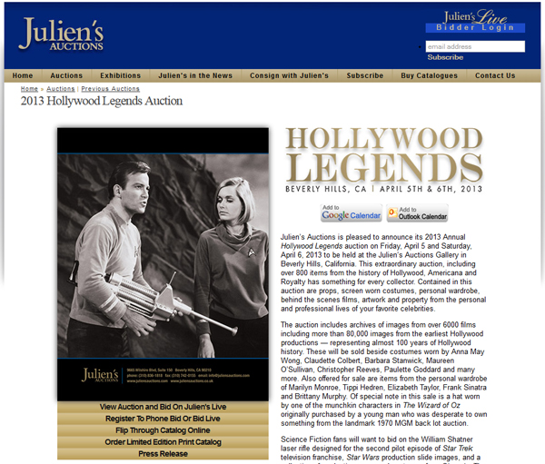 Juliens-Auctions-Catalog-April-2013-Hollywood-Legends-TV-Movie-Prop-Costume-Memorabilia-Auction-Portal