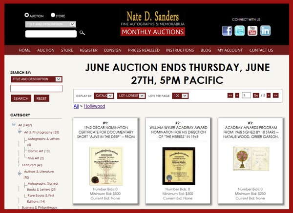 Nate-D-Sanders-Auction-Hollywood-Auction-Movie-Television-Memorabilia-Collectibles-Autograph-Prop-Costume-Catalog-June-2013-Portal