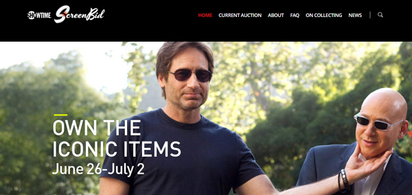 Screenbid-Auction-Californiacation-Showtime-Cable-TV-Props-Costumes-Wardrobe-Hank-Moody-David-Duchovny-Portal