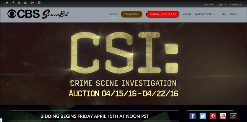 ScreenBid-Auction-CSI-Crime-Scene-Investigation-Memorabilia-CBS-Props-Costumes-Portal
