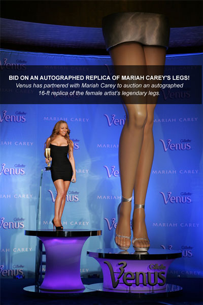 mariah carey leg