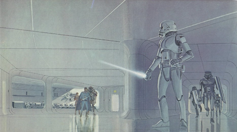 Ralph McQuarrie, Liz Moore, Brian Muir: Conceptual Design, Art, & Sculpt