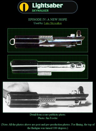 Star Wars Lightsaber Images. of Star Wars website HERE: