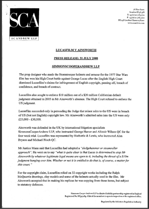 lucasfilm-v-ainsworth-press-release-simmonscooperandrew-07-31-08-x425 lucasfilm-v-ainsworth-press-release-simmonscooperandrew-07-31-08-x425