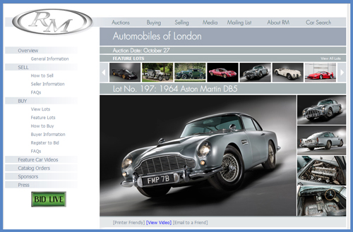1965 Aston Martin DB5 The James Bond Car Used in Goldfinger and 