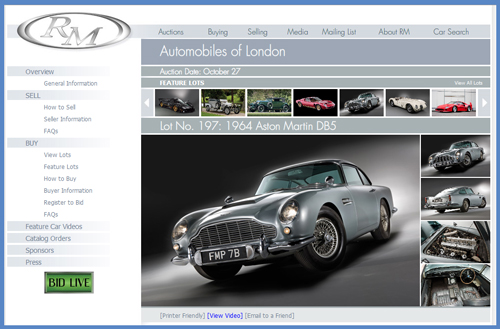 1965 Aston Martin DB5 The James Bond Car Used in Goldfinger and