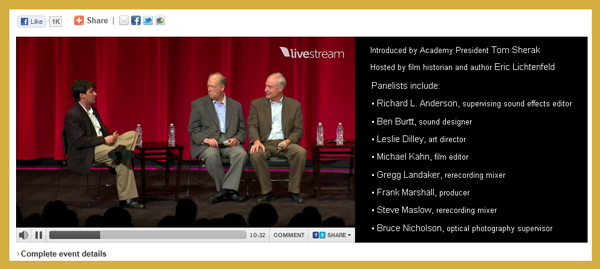 Academy-Motion-Picture-Arts-Sciences-Raiders-of-the-Lost-Ark-Video-Panel-Anniversary-Portal-Redirect