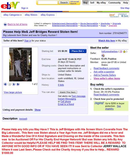 Big Lewbowski Auction Cropped x450