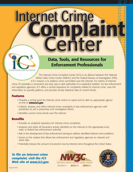 IC3 Internet Crime Complaint Center x425