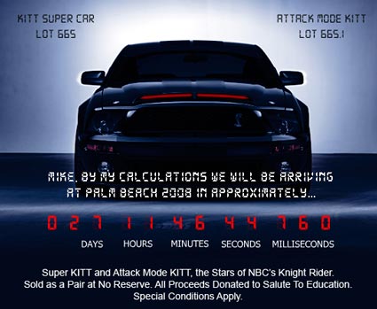 Kitt-Barret-Jackson-Auction-Knight Rider Sopranos Speed TV Collector Auction