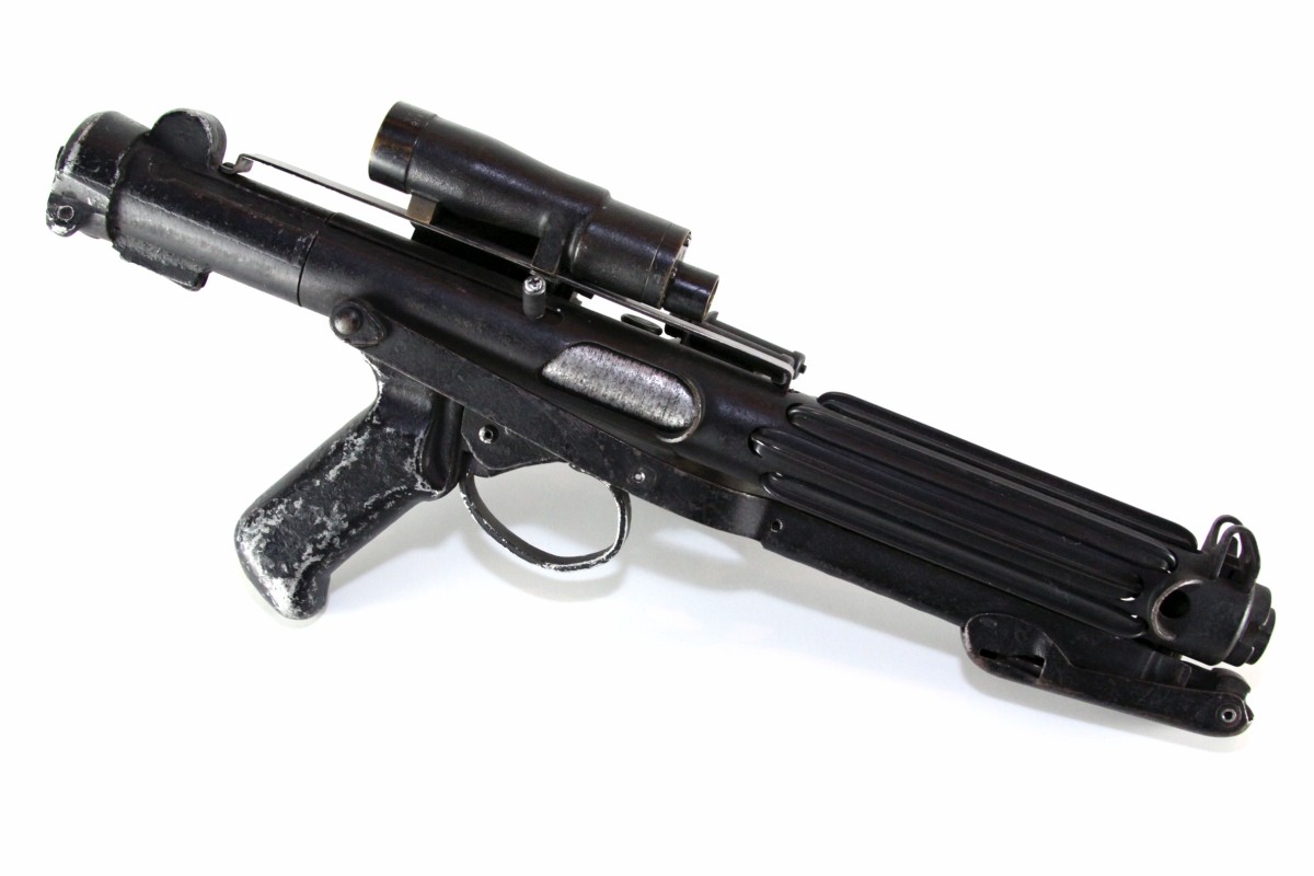 Black Stormtrooper Blaster/Gun Weapon Replacement Star Wars for Vintage MP