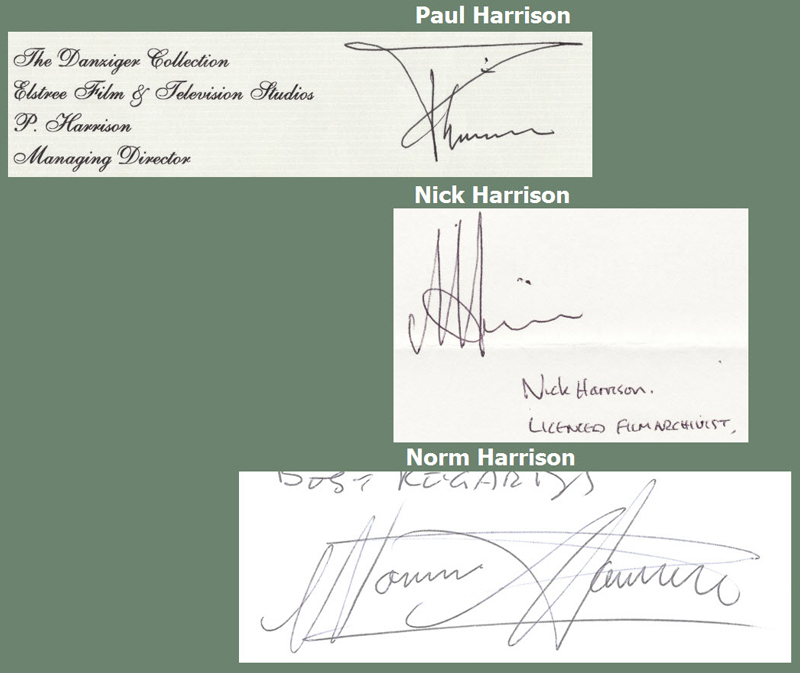 Signature example.