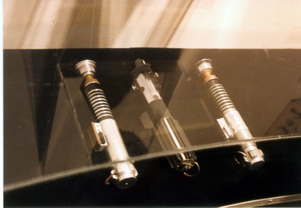 Art-of-Star-Wars-Exhibit-1995-Original-Prop-Blog-Lightsabers [x425]