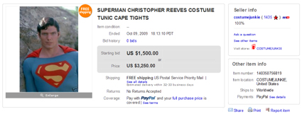 SUPERMAN-CHRISTOPHER-REEVES-COSTUME-TUNIC-CAPE-TIGHTS-October-2009-ENDED-X425