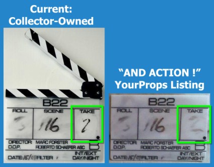Compare-Collector-Owned-And-Action-YourProps-Kelvin-Wise-James-Bond-Quantum-of-Solace-Clapperboard-CU-marked [x425]