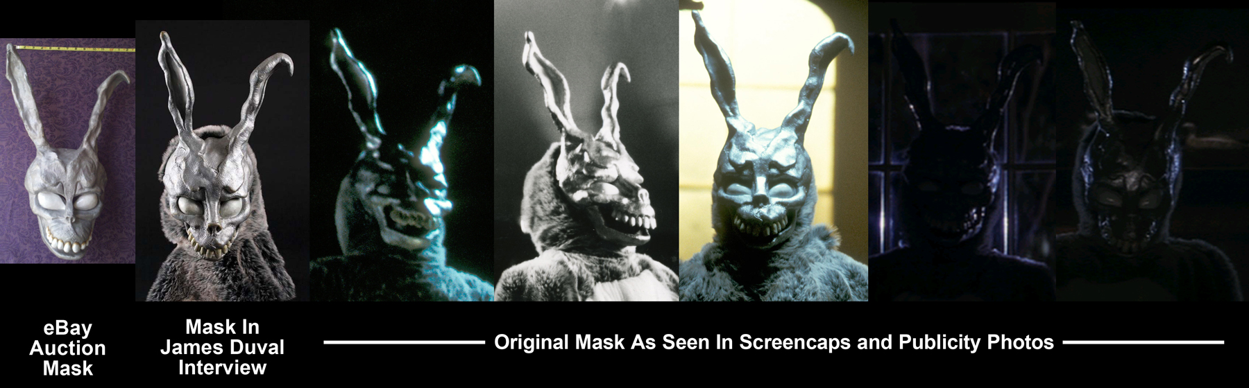 Donnie Darko Frank Bunny Mask On Ebay Is Not The Mask Seen In 2008 Original Prop Blog James Duval Interview