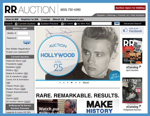 RR-Auction-Hollywood-Auction-Movie-Television-Memorabilia-Collectibles-Autograph-Poster-Script-Prop-Costume-Catalog-Download-Portal