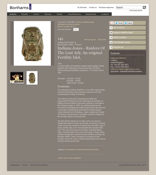 Bonhams-Entertainment-Memorabilia-July-3-2013-Lot-141-Raiders-Of-The-Lost-Ark-Original-Fertility-Idol-Kit-West-Auction-Sale-Archive-RSJ