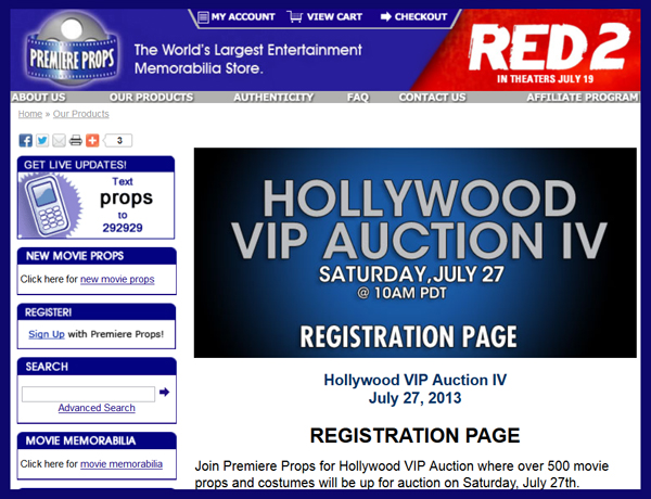 Premiere-Props-Hollywood-VIP-Auction-IVCatalog-Online-TV-Movie-Prop-and-Costume-Sale-Event-July-2013-Portal