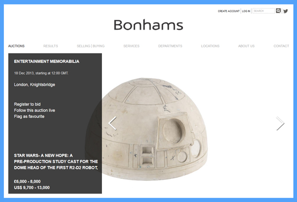 Bonhams-Entertainment-Memorabilia-Auction-TV-Movie-Prop-Costume-Hollywood-Live-Auction-Catalog-Portal