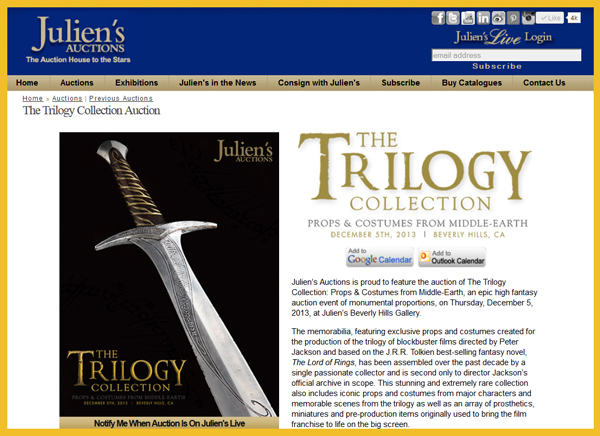 Juliens-Auctions-Trilogy-Collection-Middle-Earth-The-Fellowship-of-the-Ring-Two-Towers-Return-of-the-King-Hollyood-Memorabilia-Peter-Jackson-JRR-Tolkien-Catalog-Download-Portal
