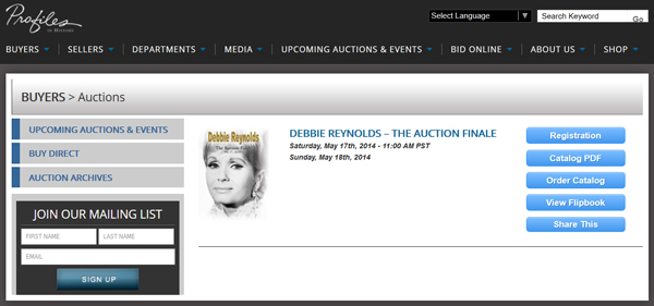 Profiles-in-History-Debbie-Reynolds-The-Auction-Finale-Hollywood-Memorabilia-Sale-May-2014-Catalog-Download-Portal