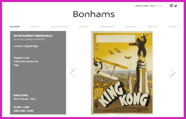 Bonhams-Entertainment-Memorabilia-Music-Film-Television-TV-Hollywood-Rock-and-Roll-Auction-London-Knightsbridge-June-25-2014-Catalog-Portal