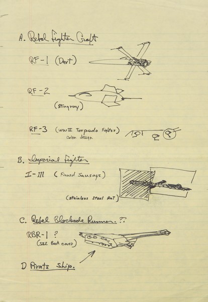 Colin-Cantwell-Concept-Artwork-1974-1975-Juliens-Auction-George-Lucas-Writings-Notes-Jason-DeBord-Original-Prop-Blog