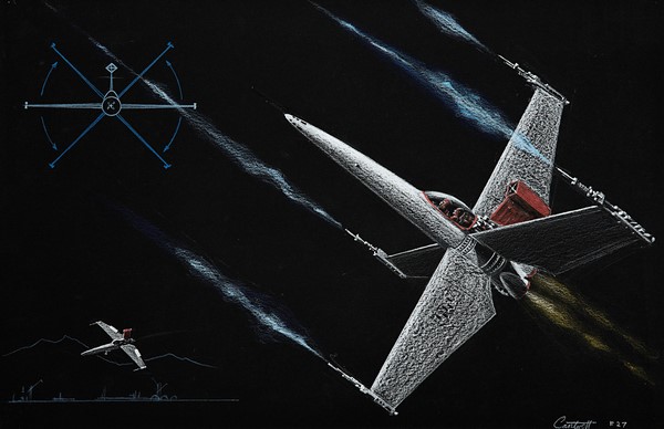 Colin-Cantwell-Concept-Artwork-1974-1975-Juliens-Auction-X-Wing-Figher-Original-Prop-Blog