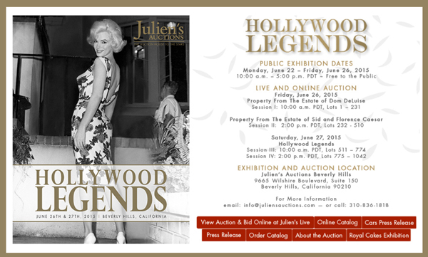 Juliens-Auctions-Hollywood-Legends-June-2015-Dom-Deluise-Sid-Caesar-Estate-Property-Memorabilia-Catalog-Portal
