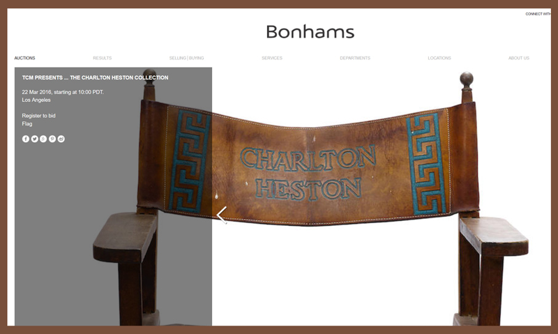 Bonhams-TCM-Charlton-Heston-Collection-TV-Movie-Prop-Auction-2016-Estate-Sale-Catalog-Portal